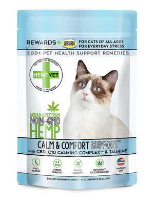 CALM SUPPORT for Cats with CBD + C10 Calming Colostrum™ & Taurine